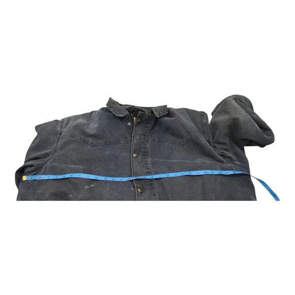 Vtg Carhartt Jacket Men 2XL Charcoal Chore Gorpcore Workwear C46PTL Duck Canvas - Picture 9 of 12